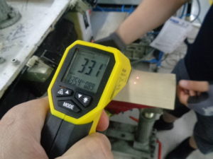 Temperaturmessung Oberfläche Arbeitssicherheit AD Crew